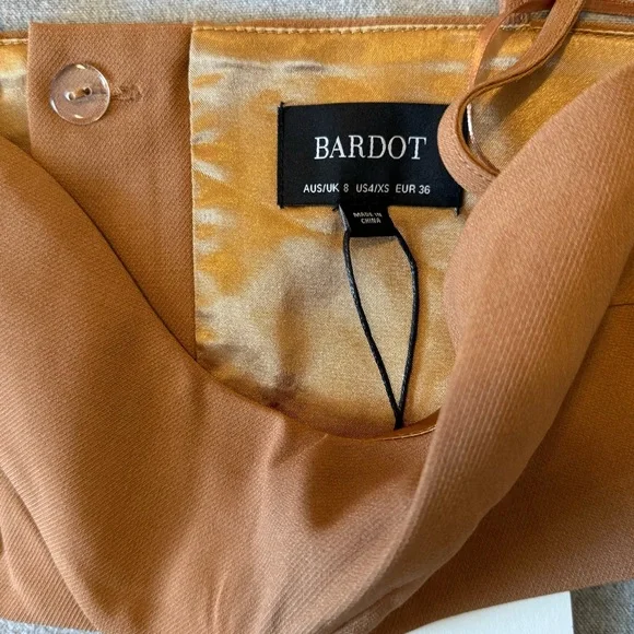 Athena Crop Top In Chestnut Bralette Bra - Picture 6 of 8